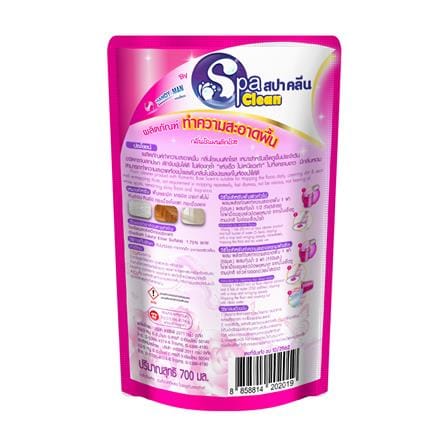 น้ำยาทำความสะอาดพื้น SPACLEAN 700 มล. ROMANTIC ROSE แพ็ก 1 แถม 1_2