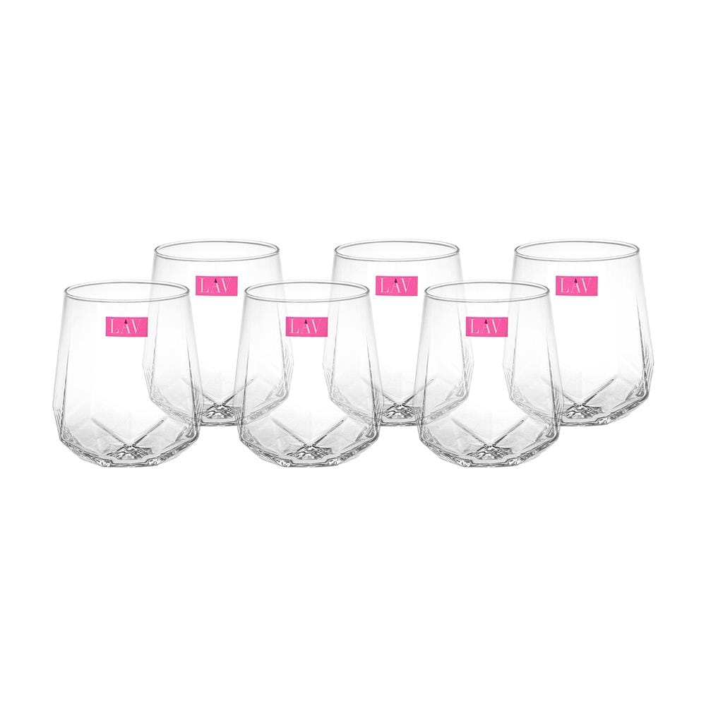 แก้วน้ำ 400ml LAV VALERIA แพ็ก 6 ใบ