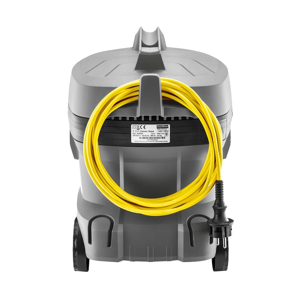 เครื่องดูดฝุ่นแบบแห้ง KARCHER T11/1 CLASSIC HEPA 850 วัตต์ 11 ลิตร