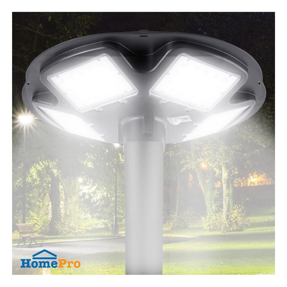 ไฟสนาม SOLAR SHINING S-GDN02B-SL 450 วัตต์ DAYLIGHT สีดำ