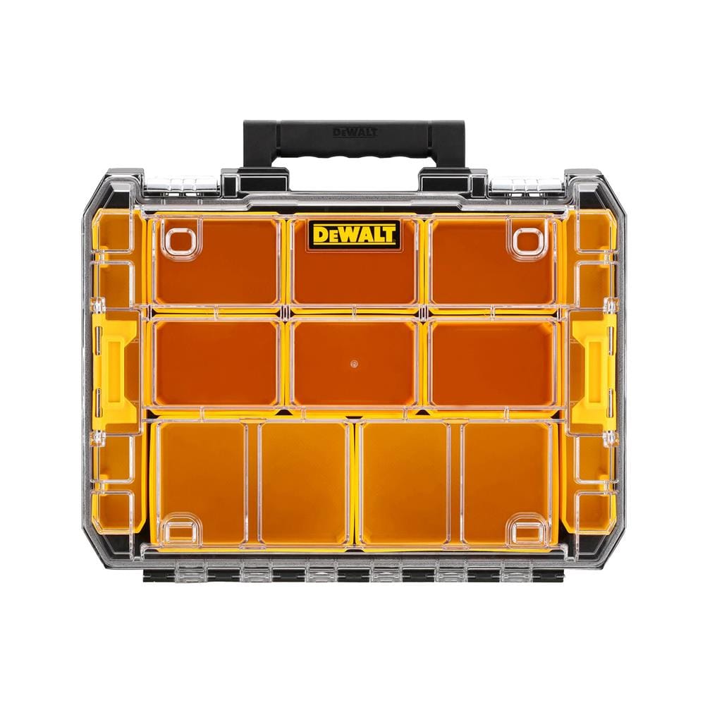 กล่องเครื่องมือแบบ 10 ช่อง DEWALT TSTAK DWST82968-1 สีดำ/เหลือง