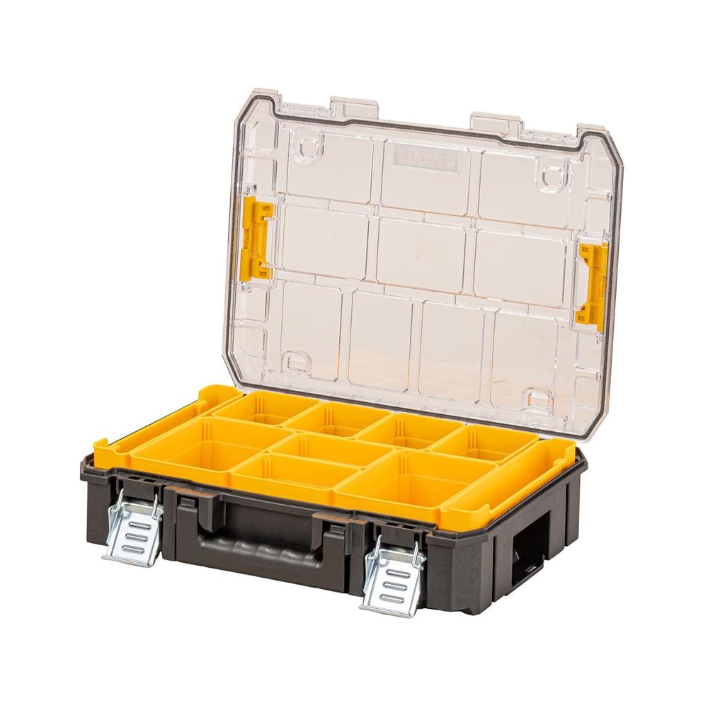 กล่องเครื่องมือแบบ 10 ช่อง DEWALT TSTAK DWST82968-1 สีดำ/เหลือง