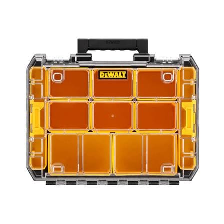 กล่องเครื่องมือแบบ 10 ช่อง DEWALT TSTAK DWST82968-1 สีดำ/เหลือง_0