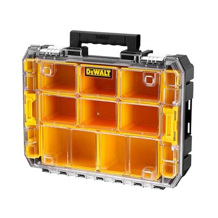 กล่องเครื่องมือแบบ 10 ช่อง DEWALT TSTAK DWST82968-1 สีดำ/เหลือง_1