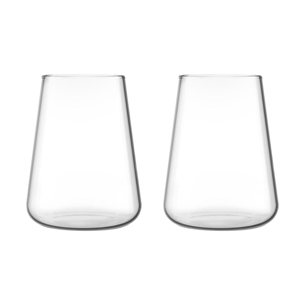 แก้วน้ำ 400ml OCEAN GLASS GEO MOUNT แพ็ก 2 ใบ