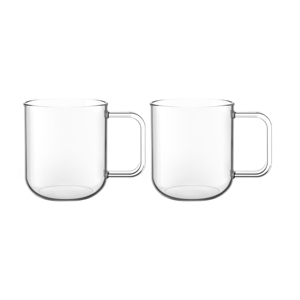 แก้วหู 480ml OCEAN GLASS FIKA MUG แพ็ก 2 ใบ