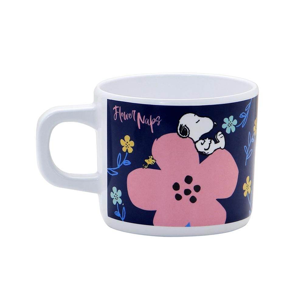 ถ้วยหูเมลามีน 200ml SUPERWARE SNOOPY FLOWER