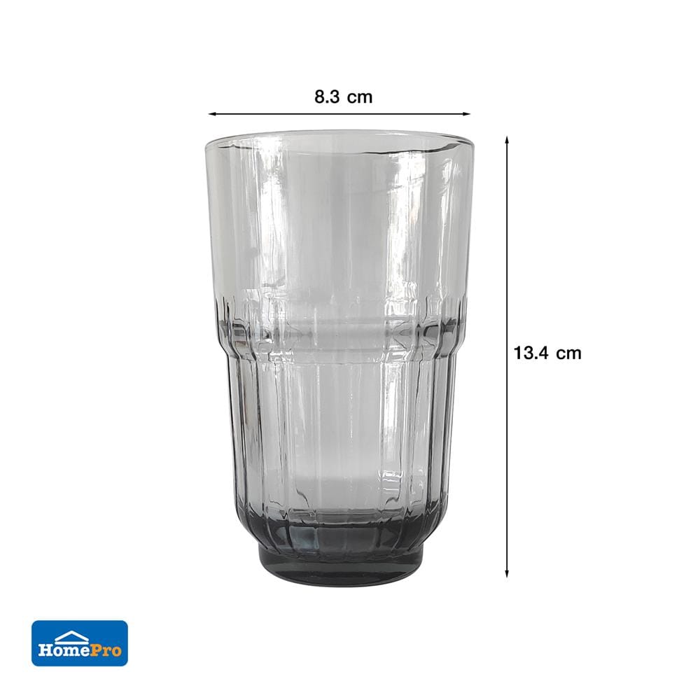 แก้วน้ำ 400ml KECH LENS GREY แพ็ก 2 ใบ
