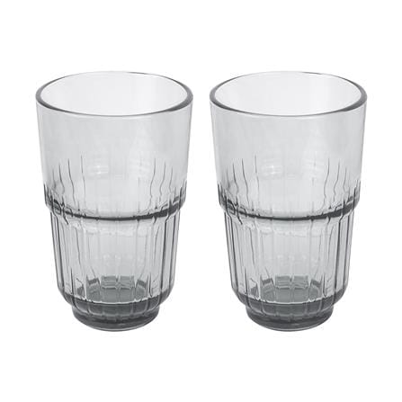 แก้วน้ำ 400ml KECH LENS GREY แพ็ก 2 ใบ