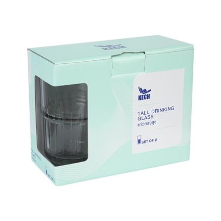 แก้วน้ำ 400ml KECH LENS GREY แพ็ก 2 ใบ_3