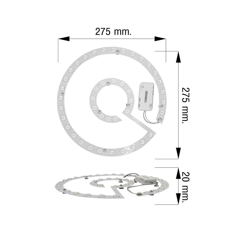 หลอด LED NAGAS MAGNET 36 วัตต์ DAYLIGHT