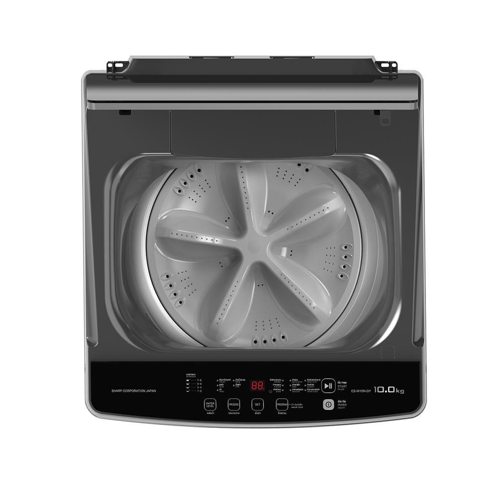 เครื่องซักผ้าฝาบน SHARP ES-W10N-GY 10 กก. สีเทา