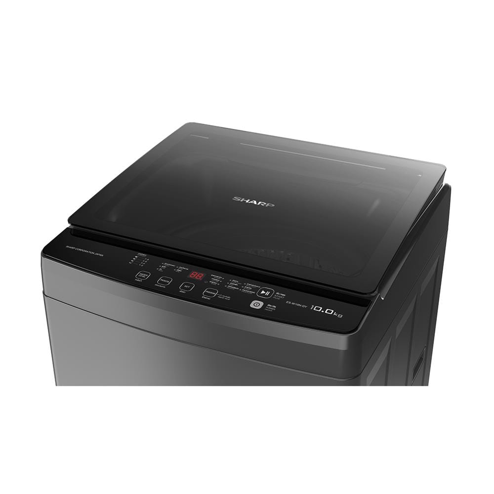 เครื่องซักผ้าฝาบน SHARP ES-W10N-GY 10 กก. สีเทา
