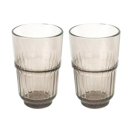 แก้วน้ำ 400ml KECH LENS BROWN แพ็ก 2 ใบ_0