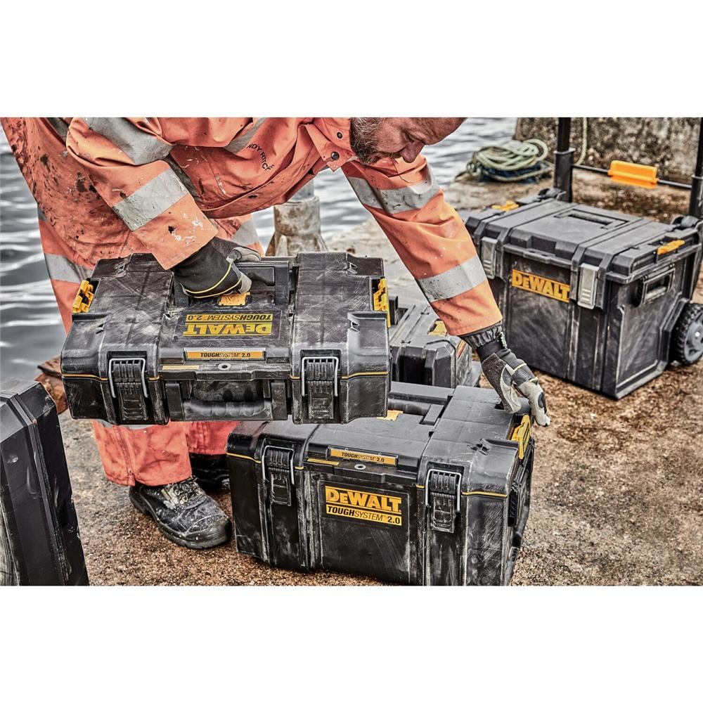 กล่องเครื่องมือพลาสติก DEWALT TOUGH SYSTEM DWST83294-1 SIZE กลาง