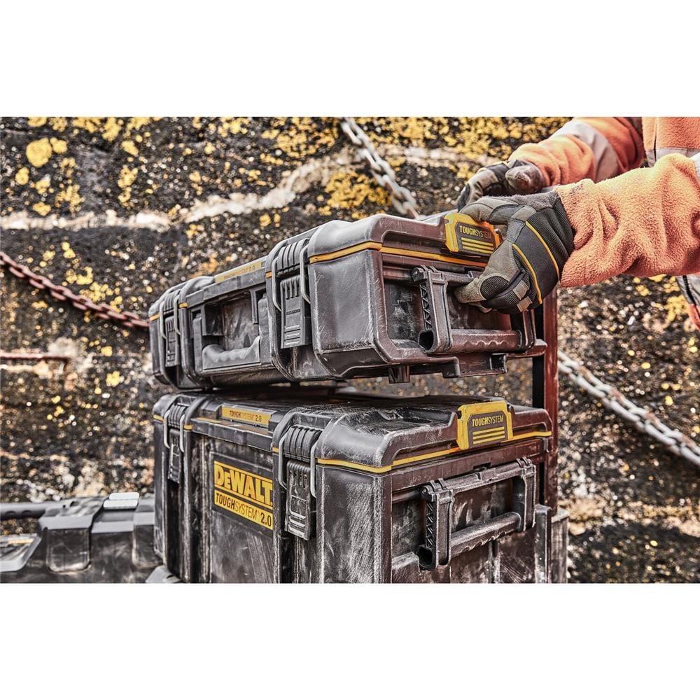กล่องเครื่องมือพลาสติก DEWALT TOUGH SYSTEM DWST83294-1 SIZE กลาง