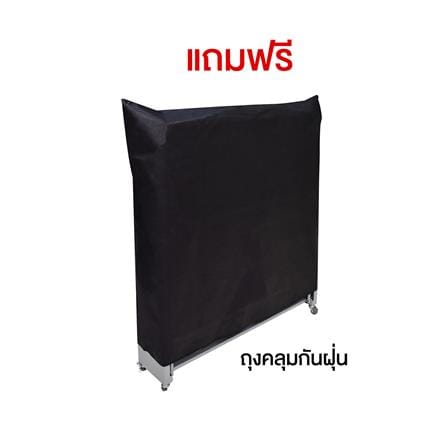 เตียงพับพร้อม TOPPER THAIBULL 2107 PU 75X190X37 ซม. สีเทา_5