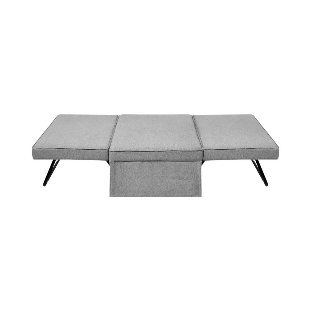 เตียงพับปรับระดับได้ HOME LIVING STYLE CLOUDY 104X199x40 ซม. สี SMOKE