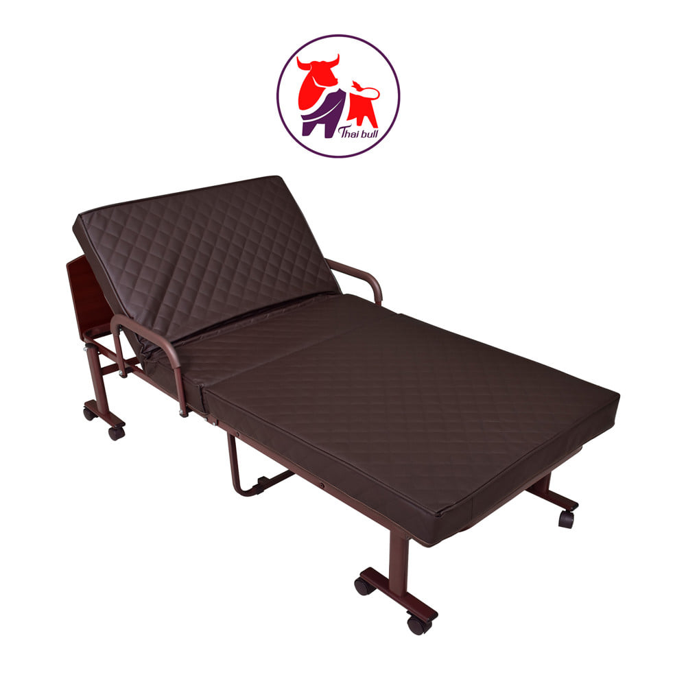 เตียงพับพร้อม TOPPER THAIBULL OLTLM5-150-80HB 80X190X50 ซม. สีน้ำตาล