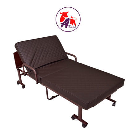 เตียงพับพร้อม TOPPER THAIBULL OLTLM5-150-80HB 80X190X50 ซม. สีน้ำตาล