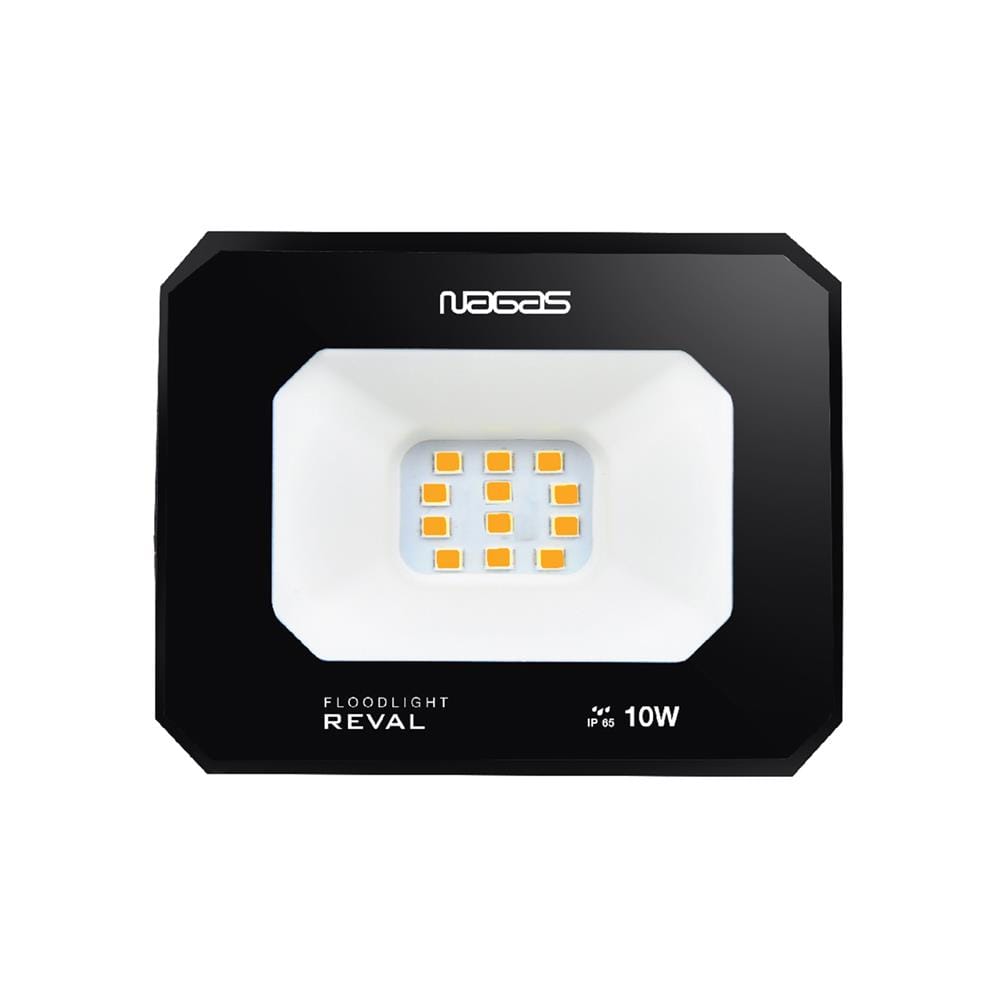 สปอตไลท์ภายนอก LED NAGAS REVAL 10 วัตต์ WARM WHITE