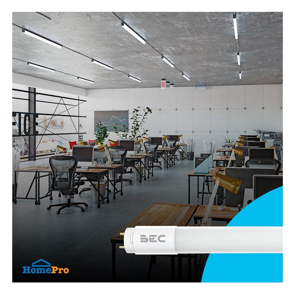 หลอด LED สั้น BEC T8 LOUIS DE 9 วัตต์ DAYLIGHT G13