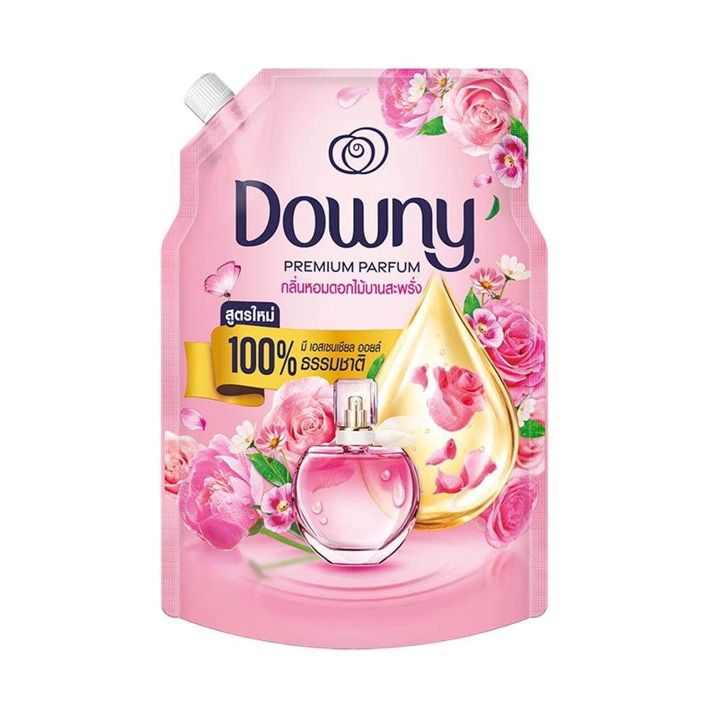 น้ำยาปรับผ้านุ่มสูตรเข้มข้น DOWNY PREMIUM PARFUM 1 ลิตร ดอกไม้บานสะพรั่ง