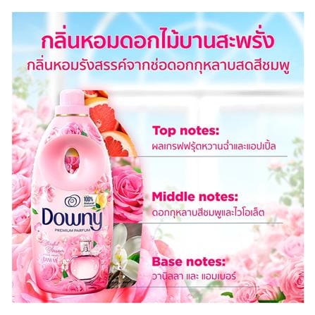 น้ำยาปรับผ้านุ่มสูตรเข้มข้น DOWNY BLISSFUL BLOSSOM 2 ลิตร_2