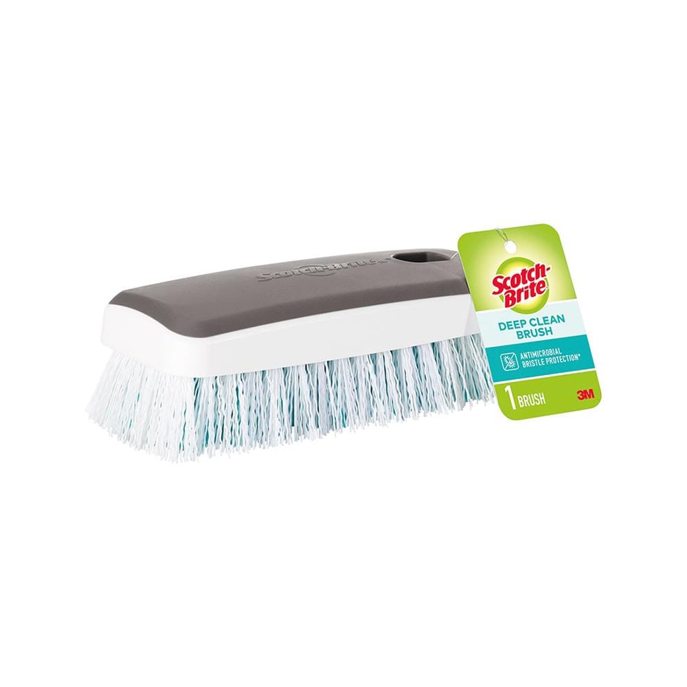 แปรงพลาสติกขัดพื้น SCOTCH-BRITE สีขาว/เขียว