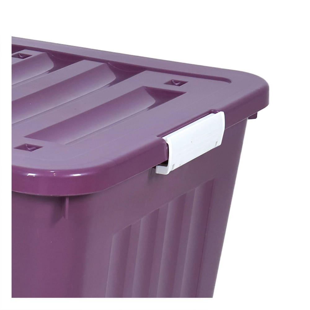กล่องเก็บของล้อเลื่อน AB STACKO JUMBO 160 ลิตร 79x58.8x51.5 ซม. สีม่วง