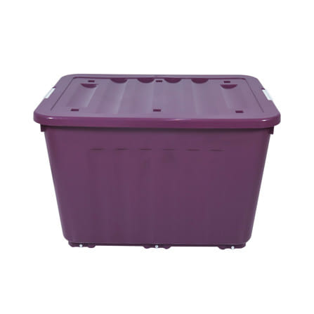 กล่องเก็บของล้อเลื่อน AB STACKO JUMBO 160 ลิตร 79x58.8x51.5 ซม. สีม่วง_1