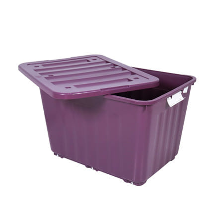 กล่องเก็บของล้อเลื่อน AB STACKO JUMBO 160 ลิตร 79x58.8x51.5 ซม. สีม่วง_2