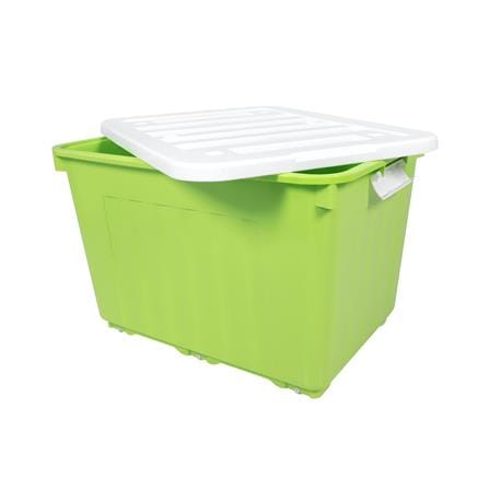 กล่องเก็บของล้อเลื่อน STACKO 70X51X46 ซม. 110 ลิตร สีเขียว_3