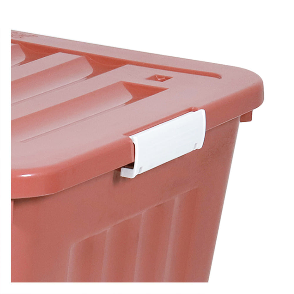 กล่องเก็บของล้อเลื่อน AB STACKO JUMBO 160 ลิตร 79x58.8x51.5 ซม. สีน้ำตาล