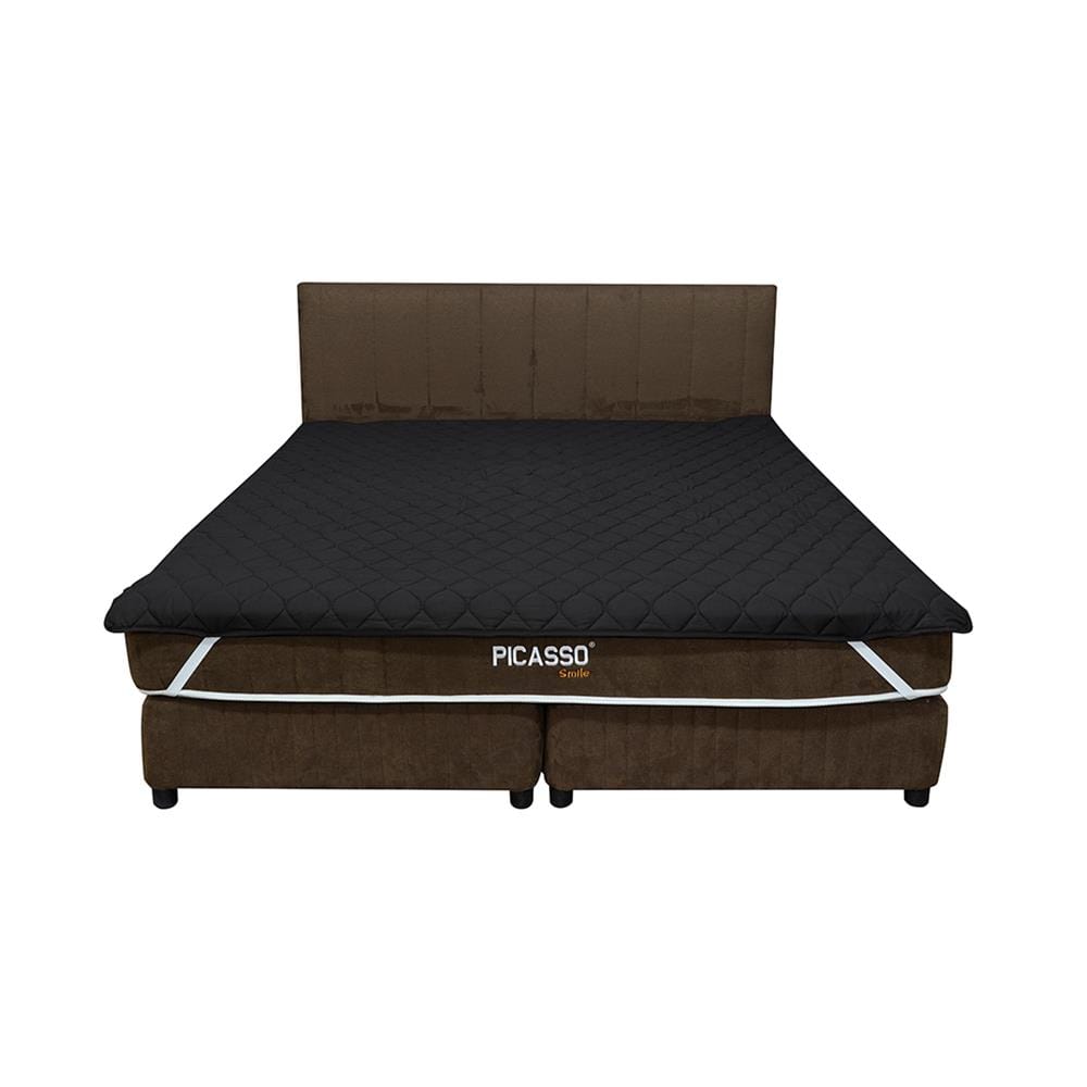 ผ้ารองกันเปื้อน QUEEN SIZE PICASSO SMILE สี DARK GREY