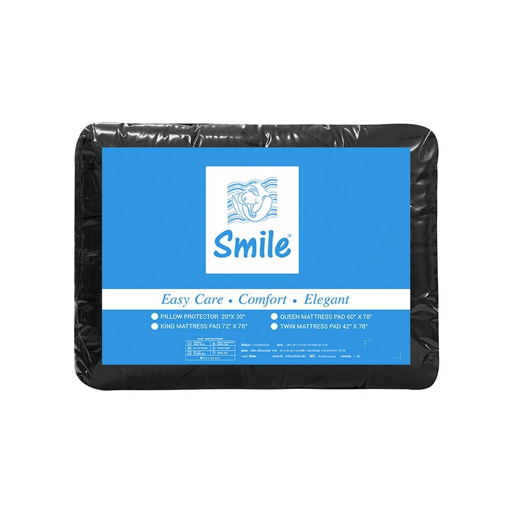 ผ้ารองกันเปื้อน QUEEN SIZE PICASSO SMILE สี DARK GREY