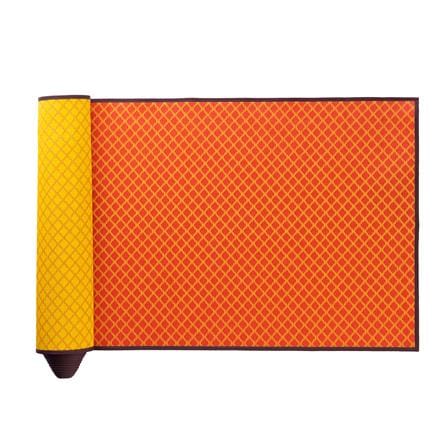 เสื่อวัด THA-WAI CLASSIC 150X1000 ซม. สีแดง/เหลือง_0
