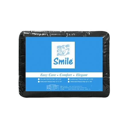 ผ้ารองกันเปื้อน TWIN SIZE PICASSO SMILE สี DARK GREY_4