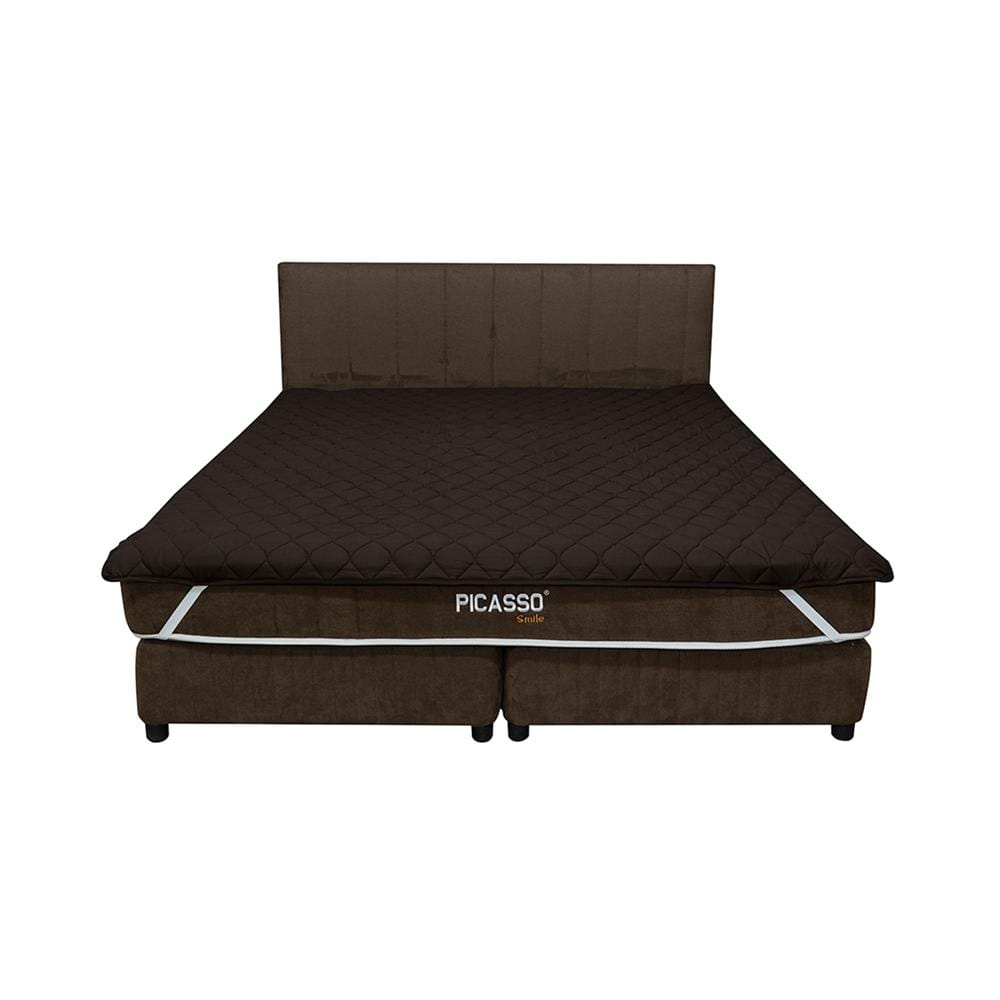 ผ้ารองกันเปื้อน QUEEN SIZE PICASSO SMILE สี BROWN
