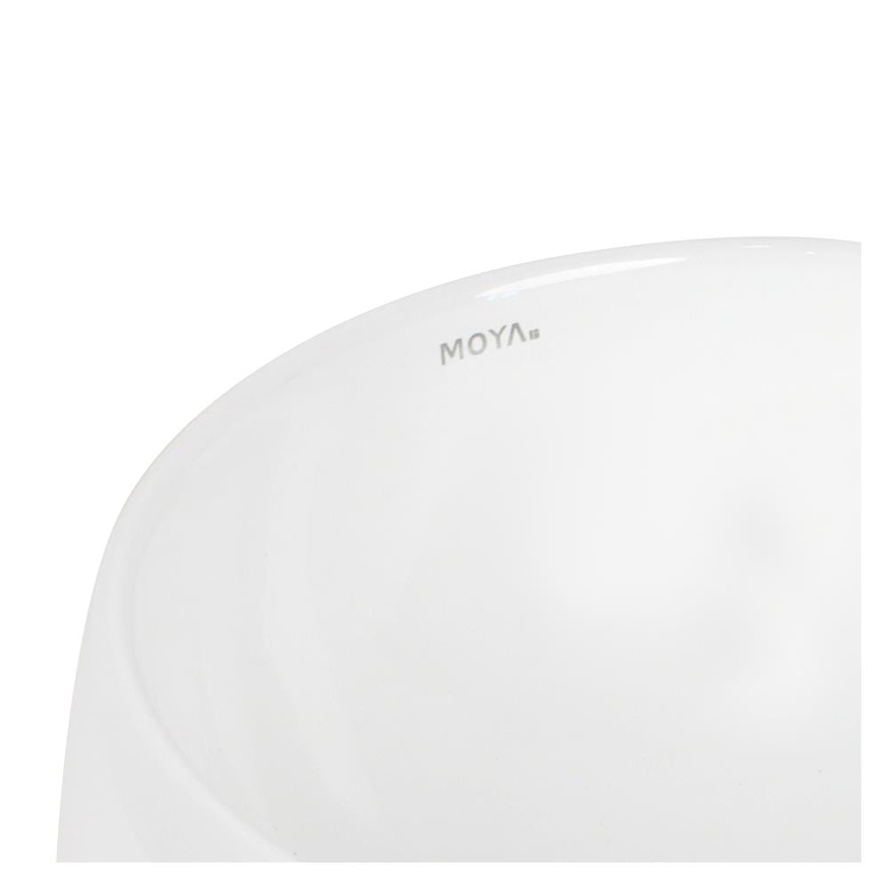 อ่างล้างหน้าแบบวางบนเคาน์เตอร์ MOYA 5097 สีขาว