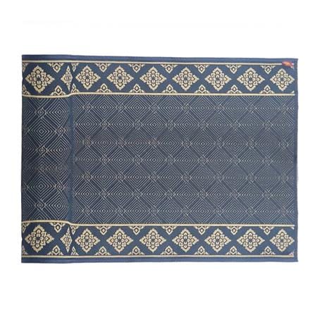 เสื่อวัด THA-WAI PHA JAM YAM 180X1000 ซม. สีน้ำเงิน/ครีม_0