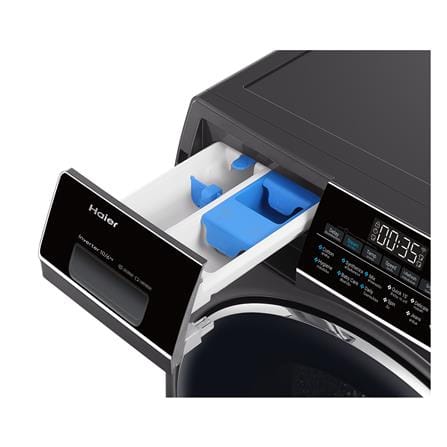 เครื่องซักอบผ้าฝาหน้า HAIER HWD100-BP14959S8 10/6 กก. อินเวอร์เตอรื สีดำ_4
