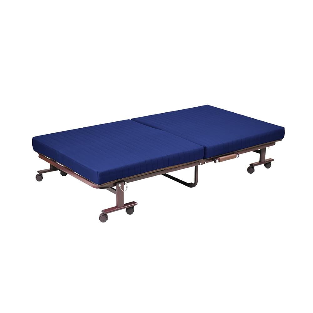 เตียงพับพร้อม TOPPER THAIBULL OLT504-240-90 สีน้ำเงิน