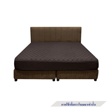 ผ้ารองกันเปื้อน QUEEN SIZE PICASSO SMILE FIT สี BROWN_2