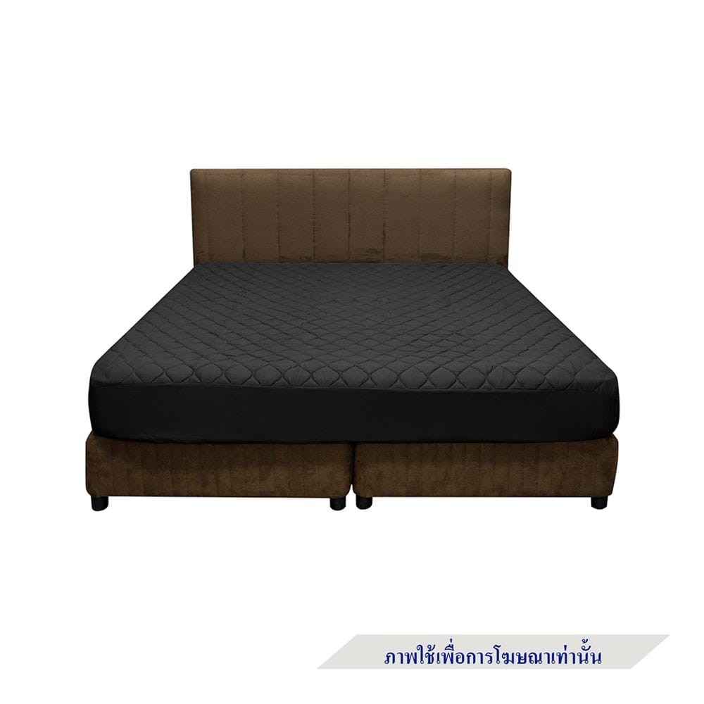 ผ้ารองกันเปื้อน QUEEN SIZE PICASSO SMILE FIT สี DARK GREY