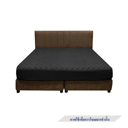 ผ้ารองกันเปื้อน QUEEN SIZE PICASSO SMILE FIT สี DARK GREY_2