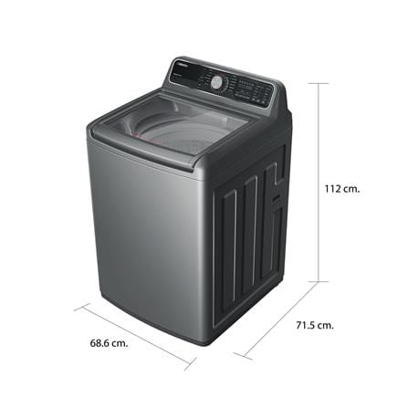 เครื่องซักผ้าฝาบน TOSHIBA AW-DM2000NT 19 กก. อินเวอร์เตอร์ สีเงิน_7