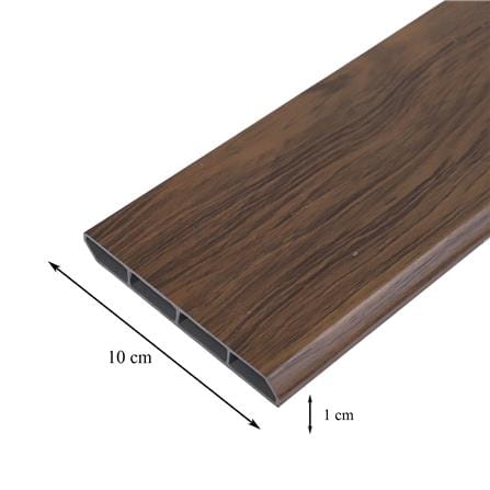 บัวพื้น PVC CROBERN 10x240x1 ซม. สีไม้สัก_6