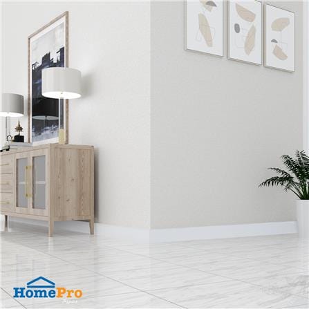 บัวพื้น PVC CROBERN 10x240x1 ซม. สีขาว_4