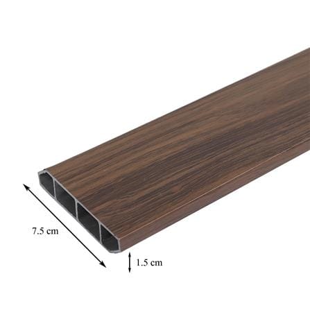 บัวพื้น PVC CROBERN 7.5x240x1.5 ซม. สีไม้สัก_6